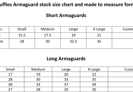 Tuffies-Armaguard-size-chart